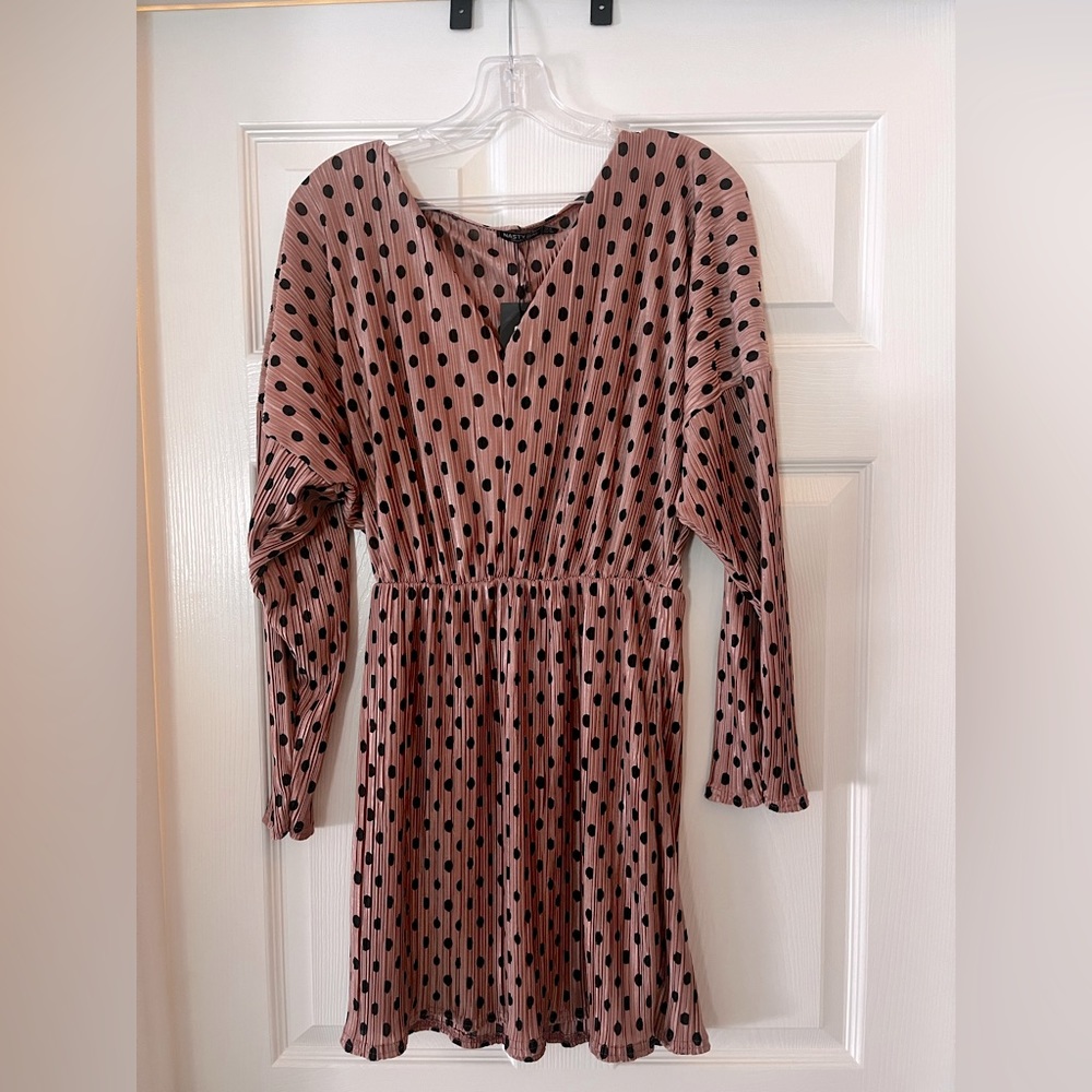 Nasty gal polka dot mini dress